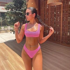 Brand New Pink 2 Piece Swimsuit Bikini